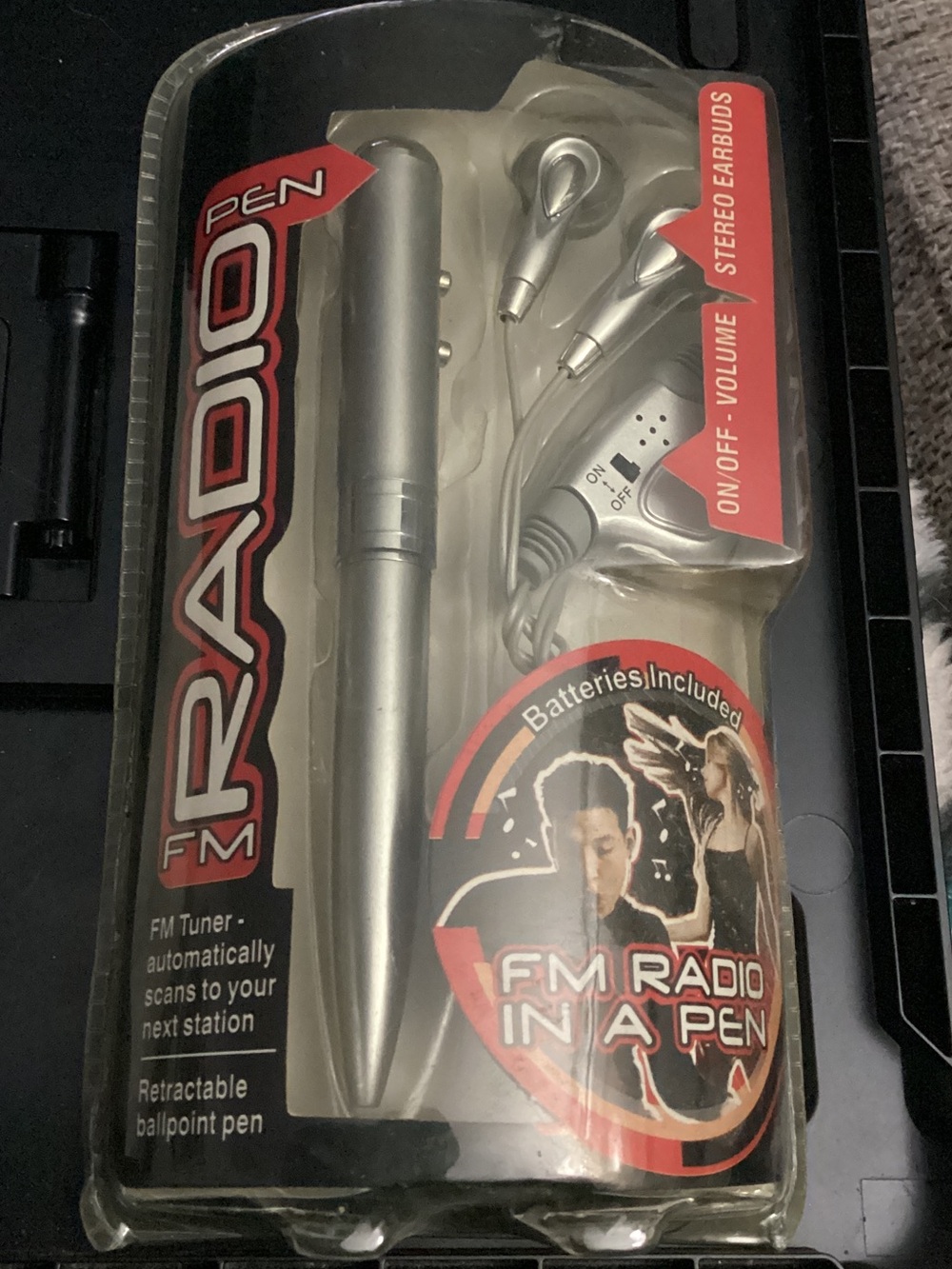 FM Radio in a Pen - Silver